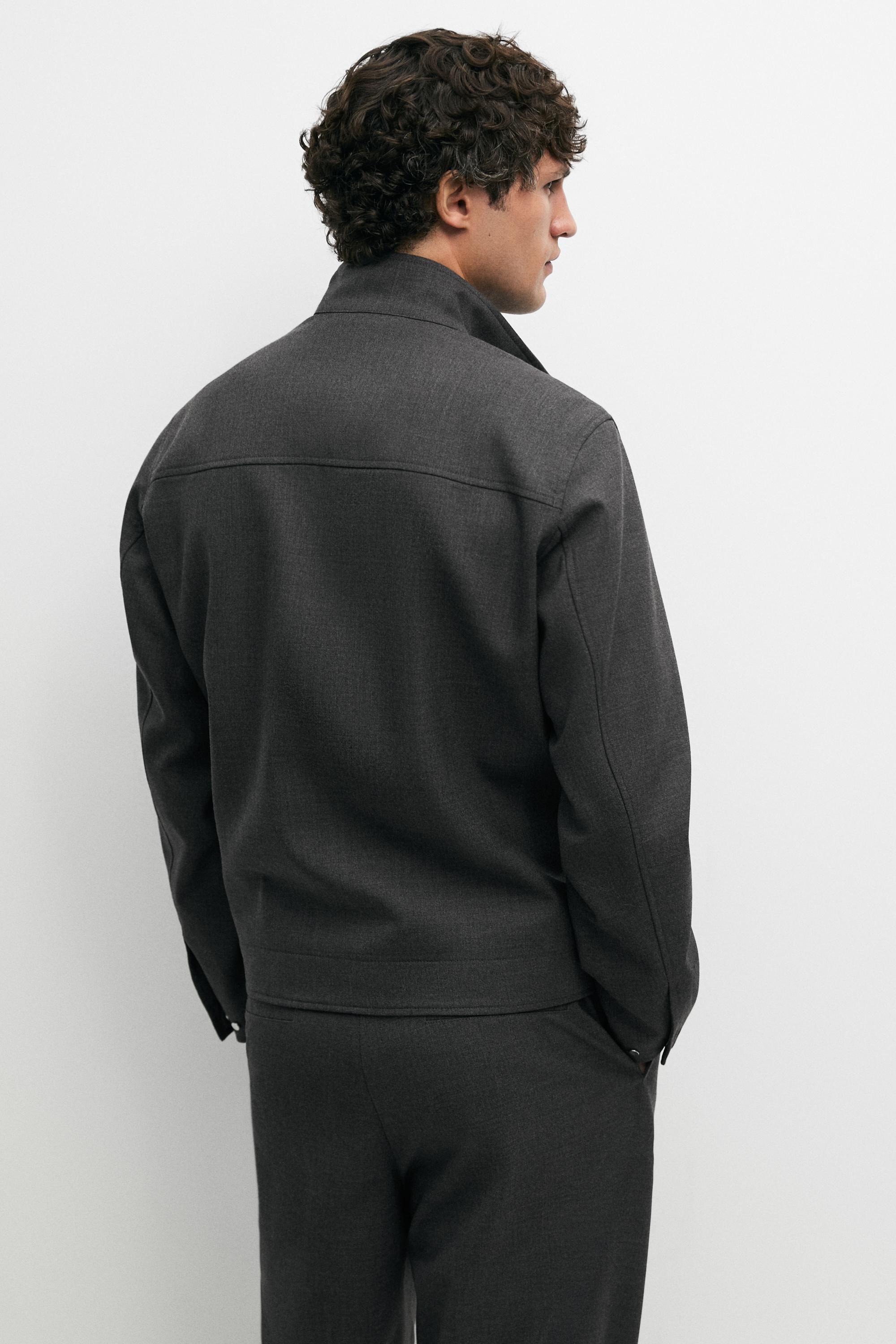 100% wool overshirt